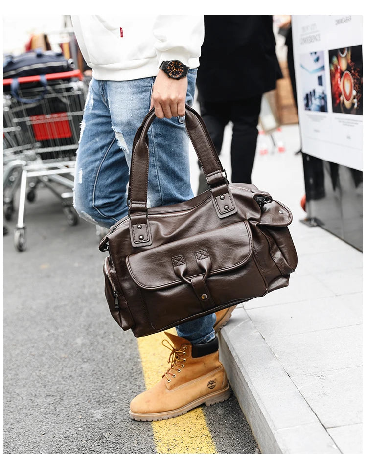 Business Men Travel Bags Large Capacity Brand Casual Black Travel Handbags High Quality Man Shoulder Bags High capacity