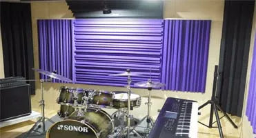 2 Sets High Density Acoustic Monitor Isolation Speaker Foam Pads for 5 Inch Speakers Studio Monitor
