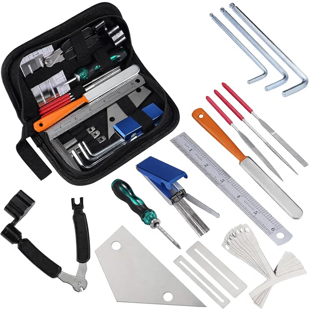 Wholesale 25Pcs Guitar Repair Tools Maintenance Kit for Guitar Ukulele