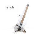 JELO Factory 39-Inch Electric Guitar with Headless Style Acrylic Body 24 Frets AAA Rosewood Fingerboard 6 Strings