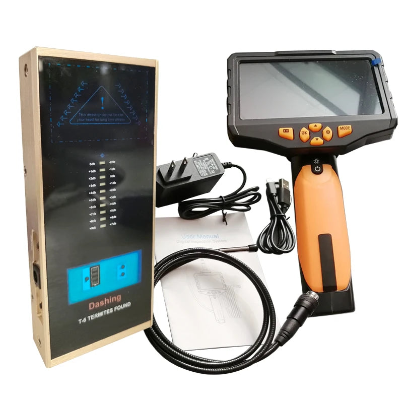 5.0-Inch IPS HD Display White Ants Monitor Video Recording Termites Microwave Detected