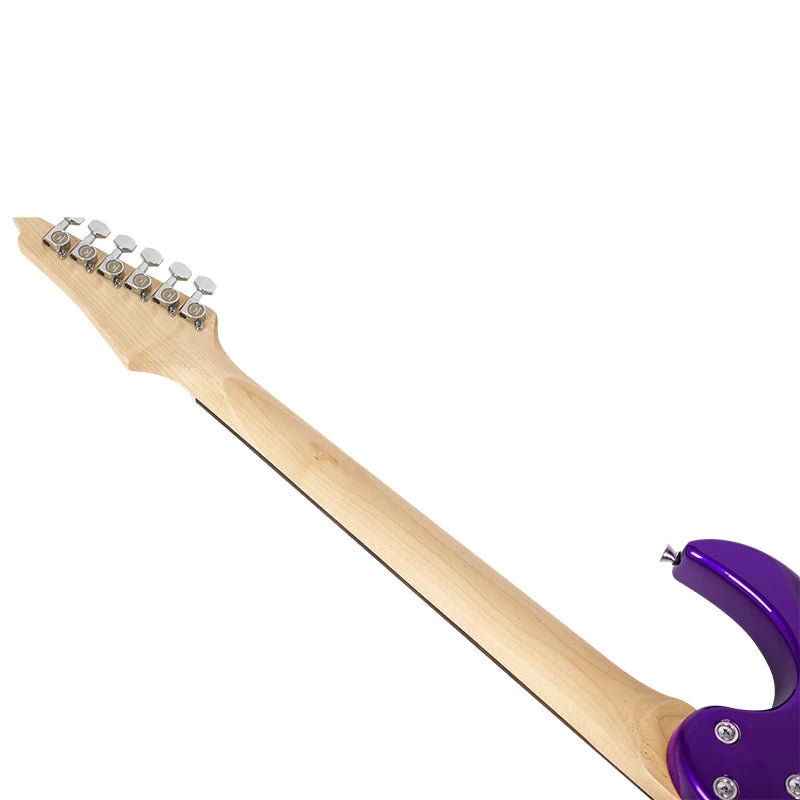 Neck Through Body Electric Guitar Carbon Fiber India Rosewood Solo Guitar High Glossy Original Bone Electric Guitar