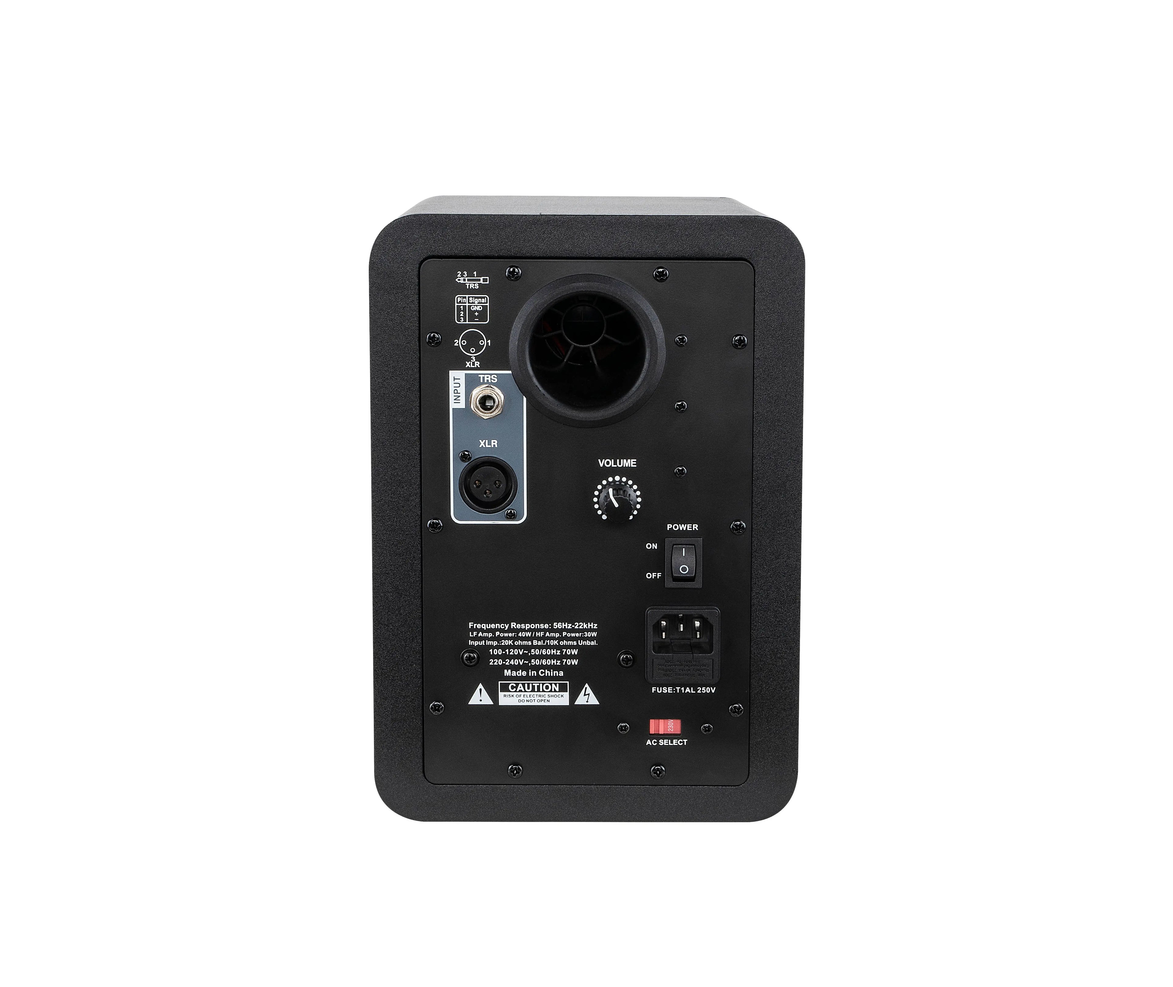 3.5'' Black 4.5'' 120 Watt Studio Multimedia Reference Monitors Speakers