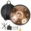 18-Inch 9-Tone Handpan Drum in G Key | 440Hz, Stainless Steel, Healing Percussion, Beginner-Friendly