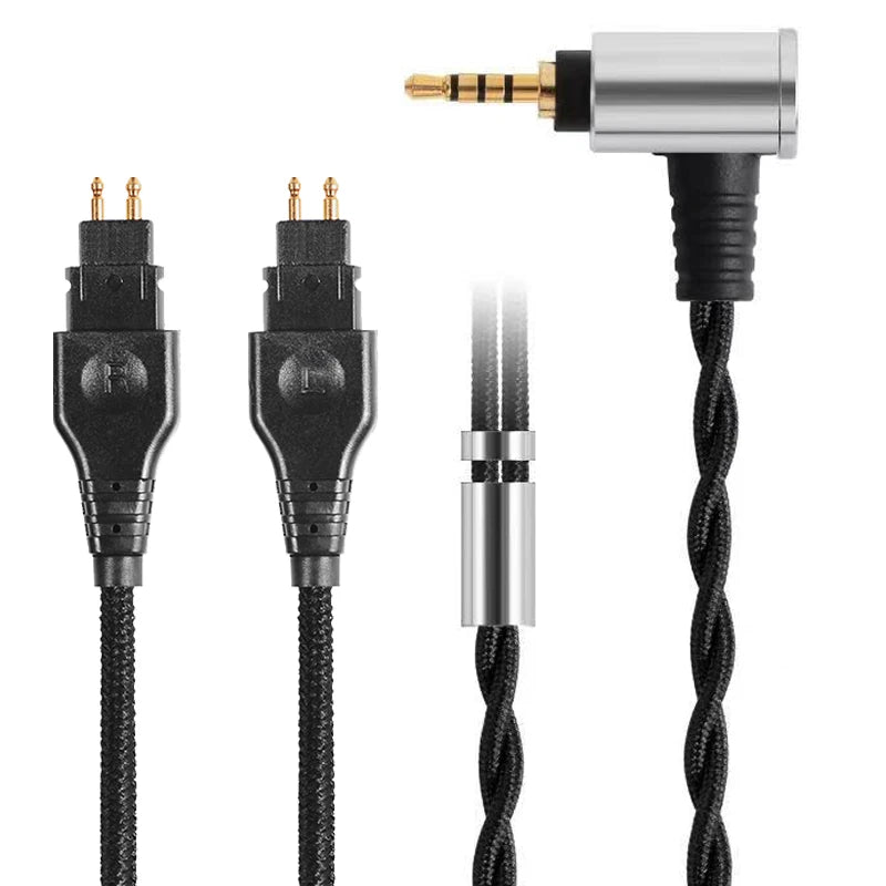 For Sennheiser HD600 HD525 HD545 HD565 HD580 HD650 HD414 HD650 HD25 Headphones Upgrade Cable Replacement Audio2.5/3.5/4.4mm