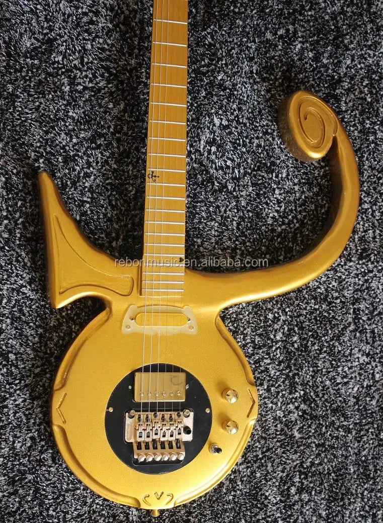 Weifang Rebon 6 String Cloud Prince Symbol Electric Guitar/electrica Guitarra