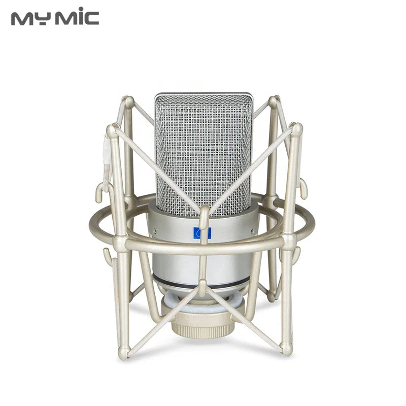 MY MIC M2 Professional Condenser  Microphone Studio Equipment with Large Diaphragm Cardioid Microphone for Vocal Recording Room