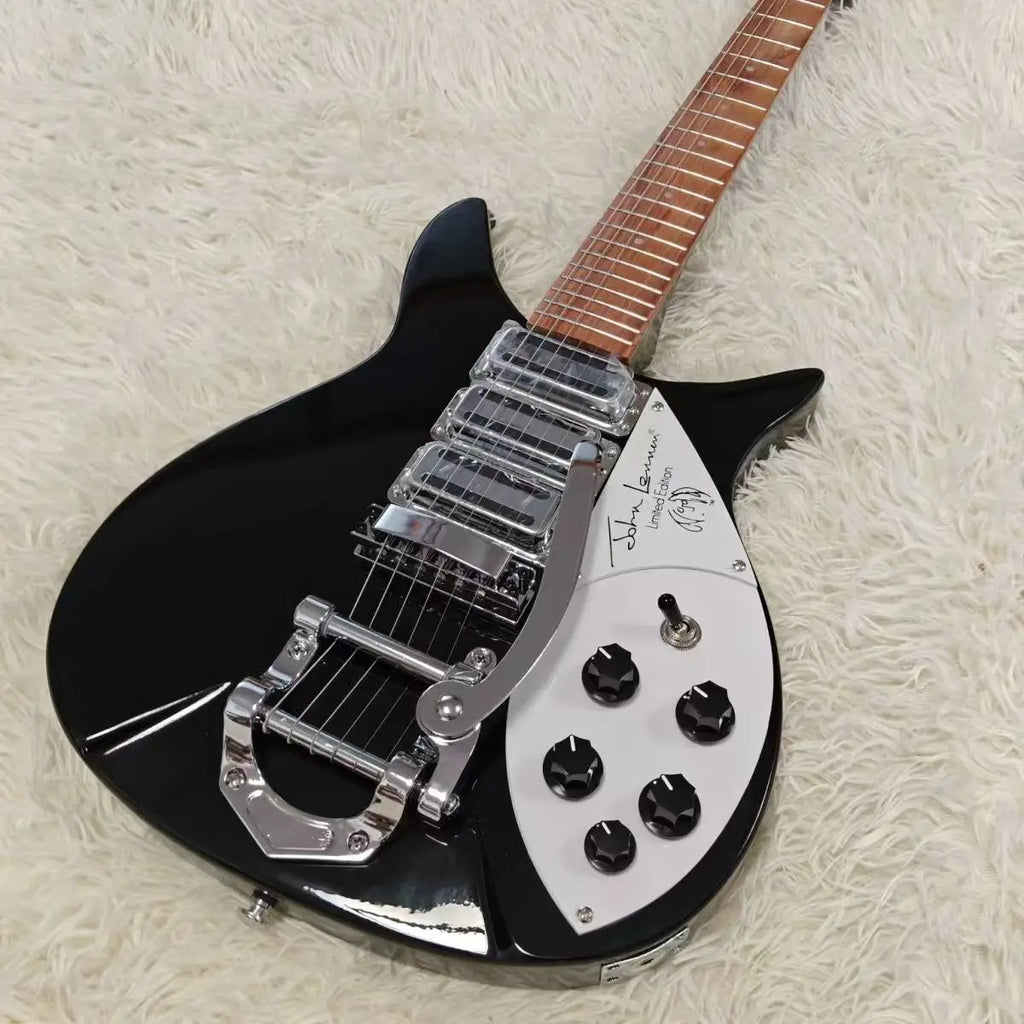 High-end for 325 Solid Wood Mahogany Neck Mini Tremolo Electric Guitar