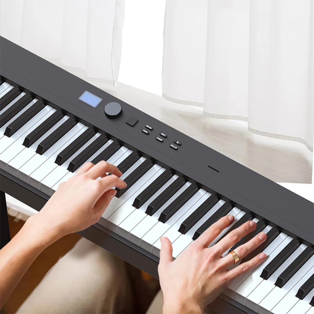 Konix PH88Q 88-Key Weighted Digital Piano | 129 Tones, 128 Rhythms, 40W Output, Hammer Action