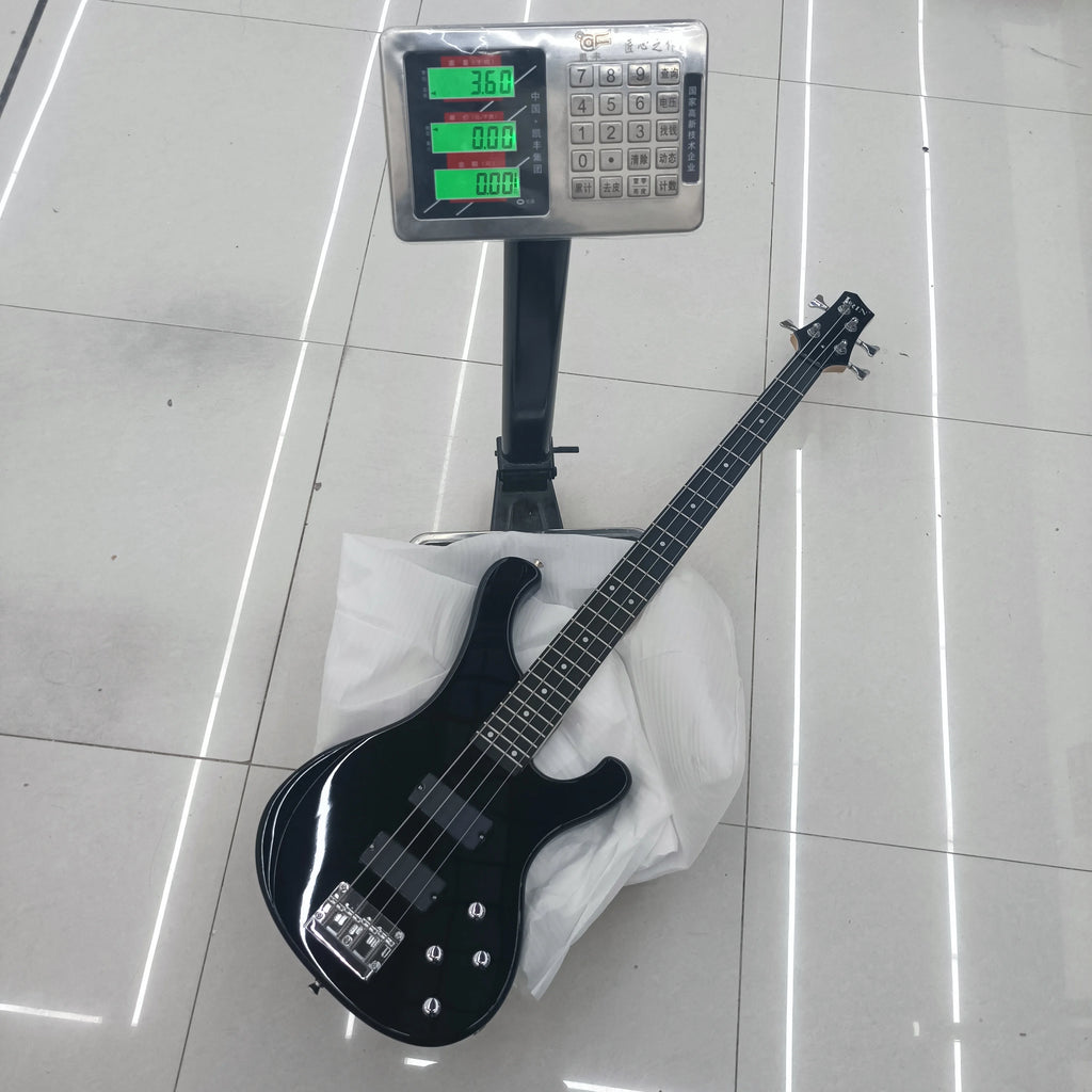 IRIN New Hot Sales Factory Musical Instruments  Okoume Wooden Electric Bass 24 Fret Professional 4 Strings Electric Bass Guitar