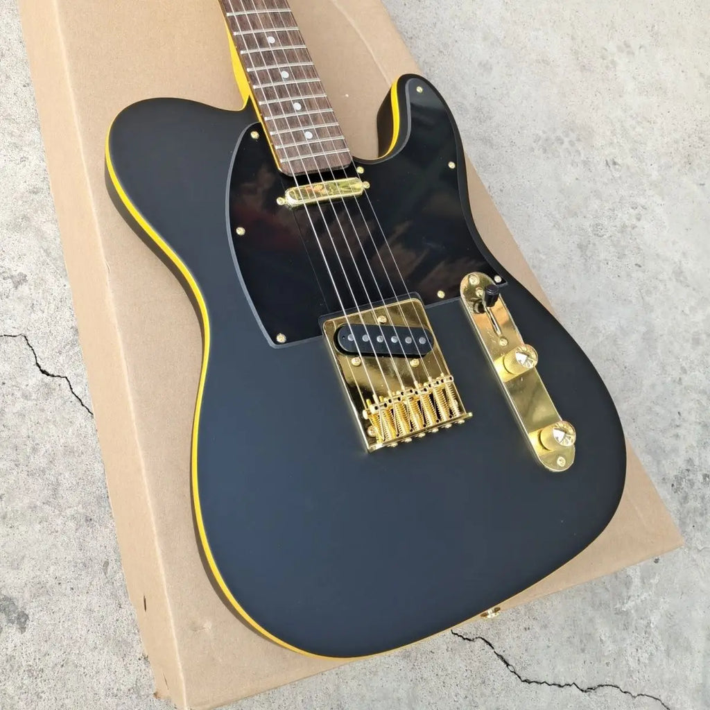 High Quality Black TL Electric Guitar 39 Inch Bass Guitar   Classical with Gloss  Wholesale From Factory
