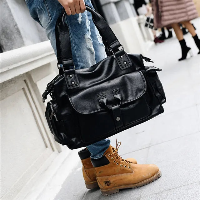 Business Men Travel Bags Large Capacity Brand Casual Black Travel Handbags High Quality Man Shoulder Bags High capacity