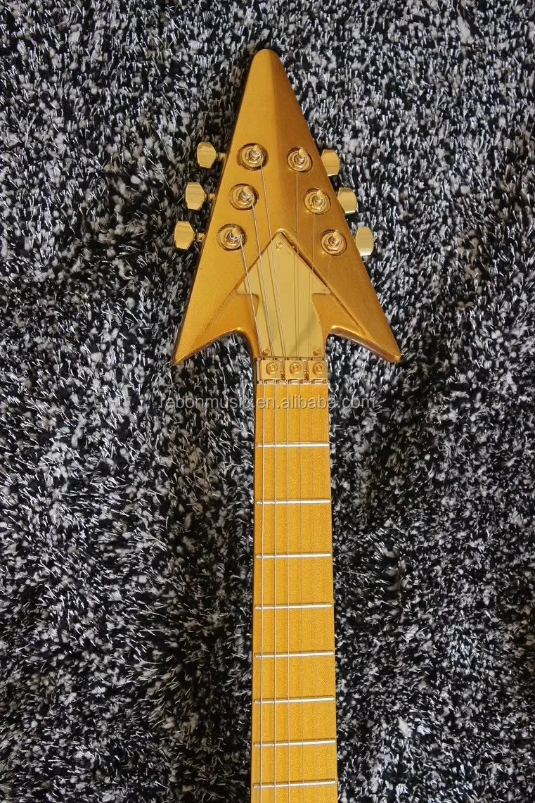 Weifang Rebon 6 String Cloud Prince Symbol Electric Guitar/electrica Guitarra