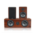 KYYSLB 100W 5 Inch Stereo Surround Center Speakers 4Ohm Sound Wooden Audio Home Theater System HIFI Passive Speakers