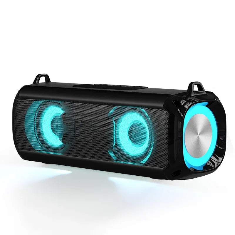 EBS-045 10W Portable Bluetooth 5.3 Speaker with RGB LED Lights & Built-in Mic