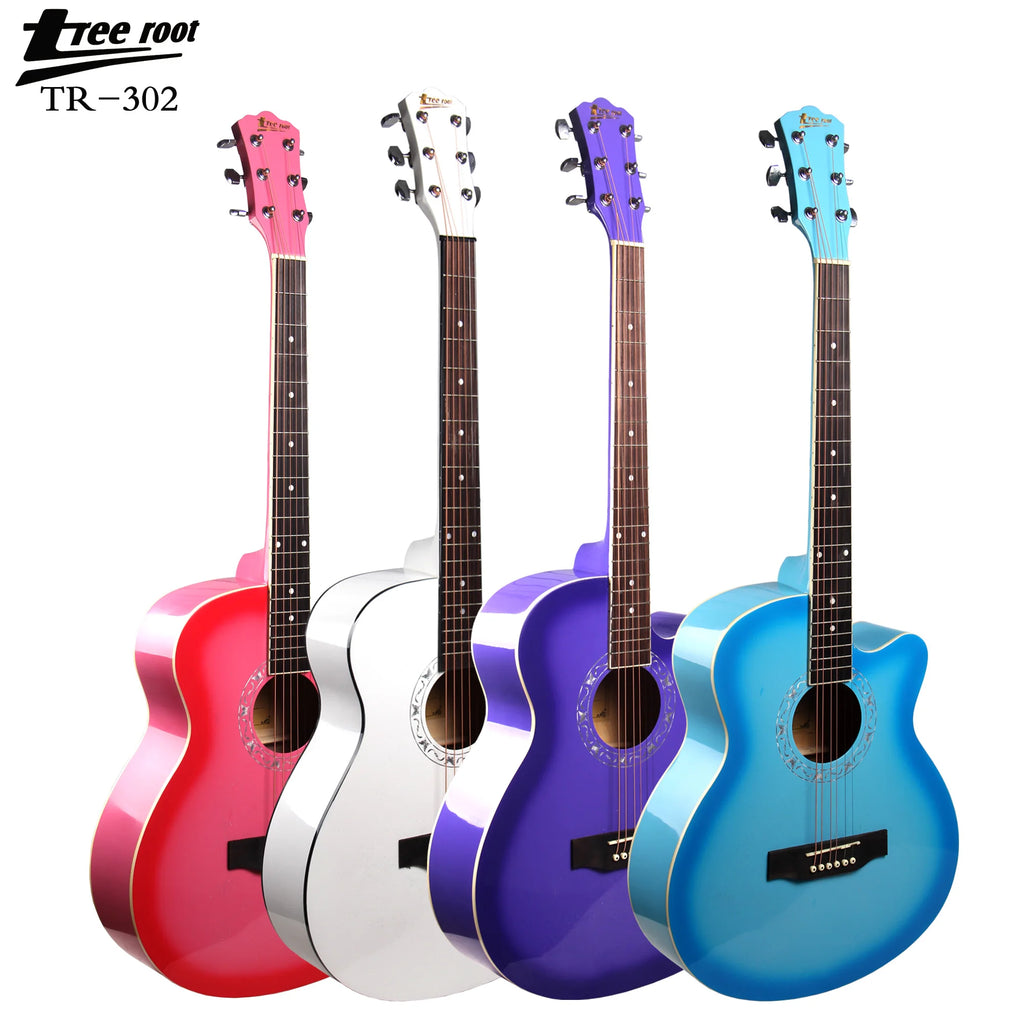 Best Price Professional Beginner Practice Wholesale 38 Inch Cutaway Basswood Body Acoustic Guitar for Sale