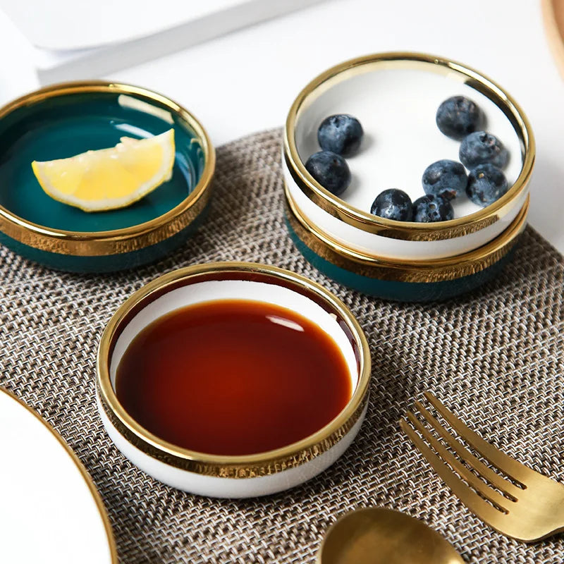 Ceramic Small Dishes Home Saucepan Hot Pot Sauce Dishes Sauce Dishes Small Dishes Sauce Dishes Small Plate Soy Sauce Dishes