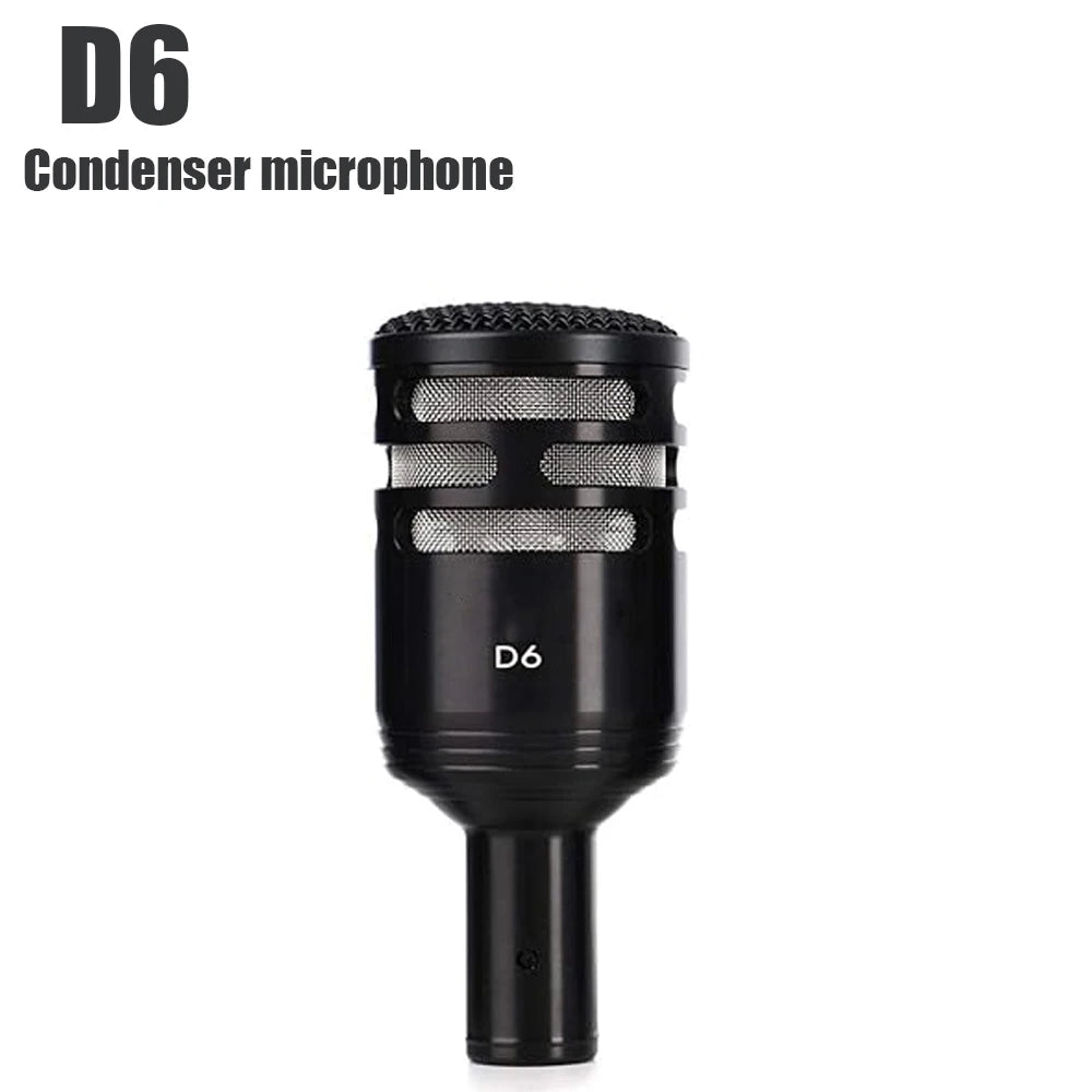 YHS DP72 7-Piece Dynamic Drum Microphone Kit | XLR, 50Hz–15kHz, 110dB SPL, Stage & Studio