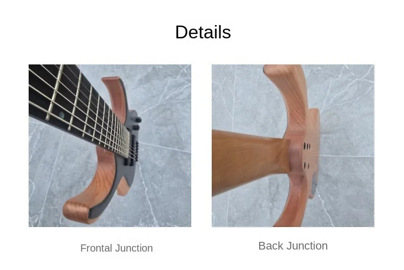 High Quality Professional Oblique Seven-String Electric Guitar for Cross-Border