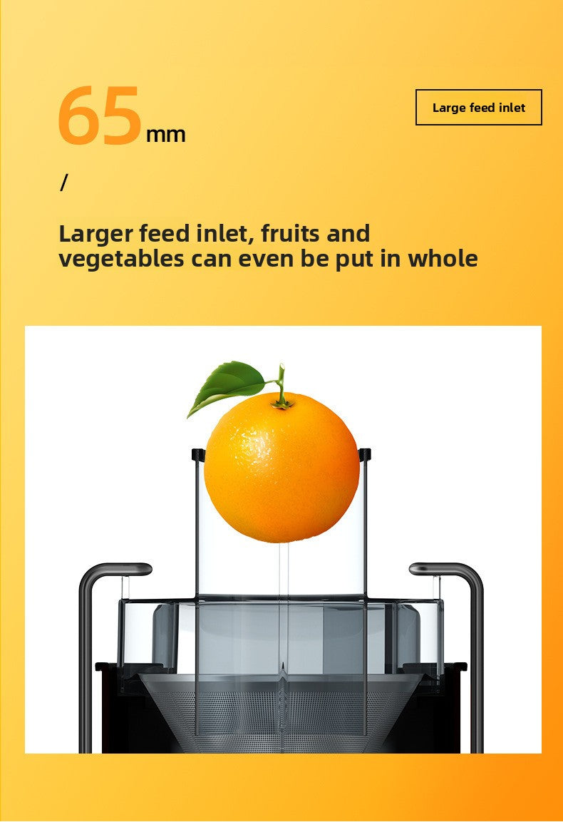 Multifunctional Houseuse Juicer, Fully Automatic Fruit and Vegetable Juicer, Pulp and Juice Separator
