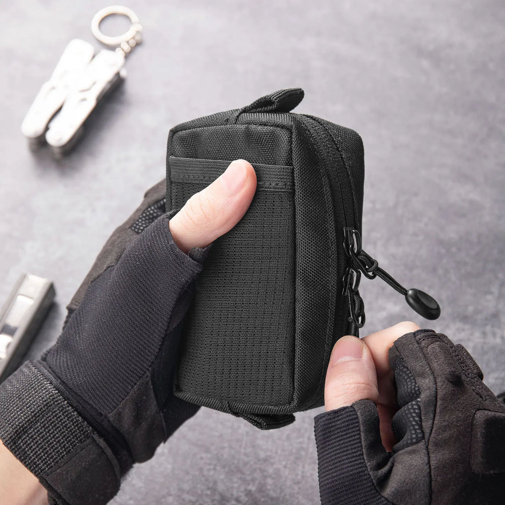 Tactical EDC Organizer Bag Durable Oxford Fabric Gear Pouch, Pocket Design for Outdoor, Hiking, Travel & Everyday Carrying