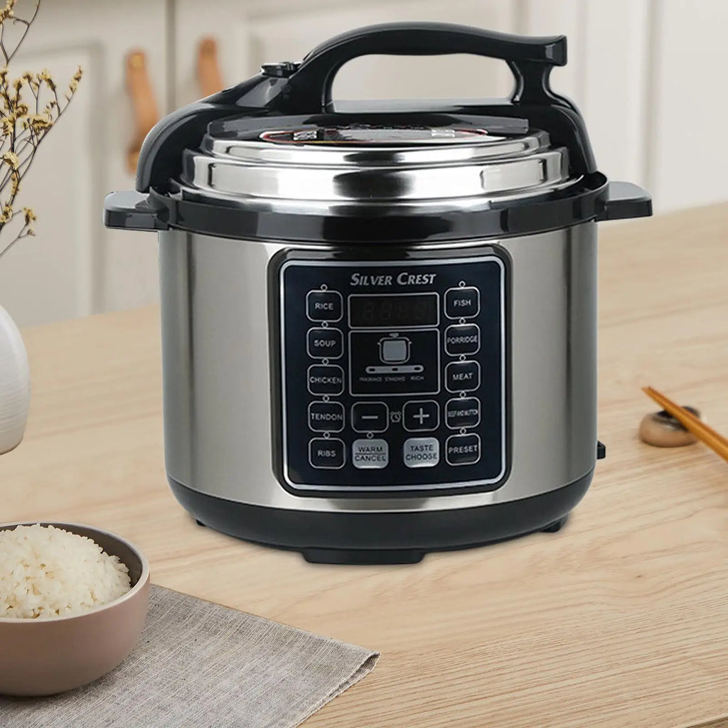 Stainless Steel Pressure Cooker Multifunction Fast Heating Cookware Household Rice Cooking Pot for Home Professional Camping