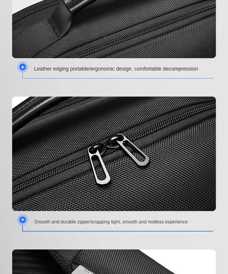 Business Men's High-end Computer Backpack With Logo Company Travel Backpack Printed Name And Pattern