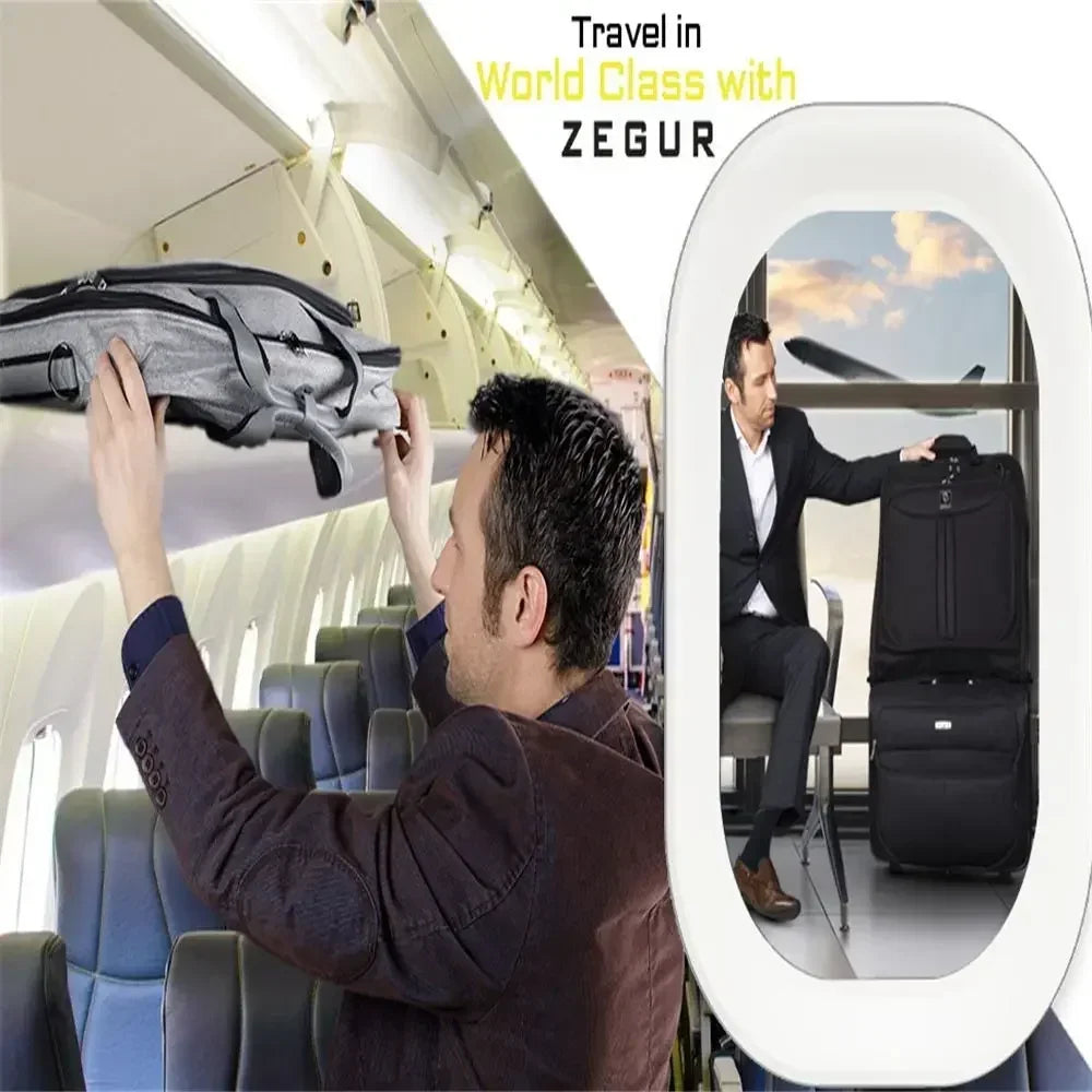 DUTRIEUX Men's Business Travel Bag One Shoulder Short Business Trip Clothing Bag Large Suit Bag Waterproof Travel Bag Handbag