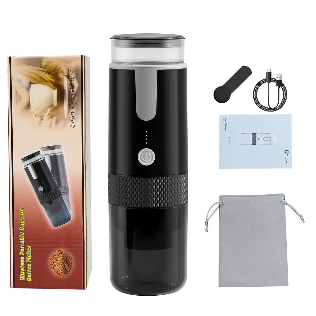 2024 New Portable Coffee Machine Coffee Maker Electric Capsule Ground Coffee Brewer Fit For Coffee Powder and Coffee Capsul