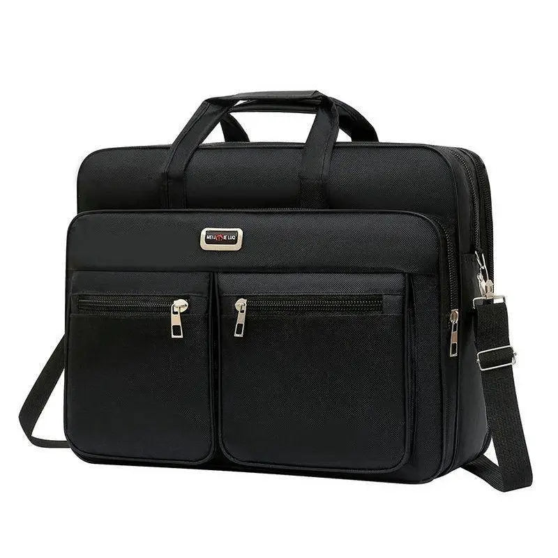 Casual Oxford Cloth Men's Shoulder Crossbody Bag Large Capacity Business Travel Handbag Leisure Sports Bag Stylish Durable