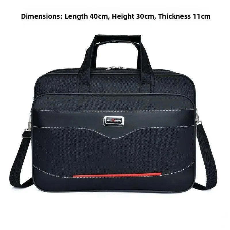 Casual Oxford Cloth Men's Shoulder Crossbody Bag Large Capacity Business Travel Handbag Leisure Sports Bag Stylish Durable