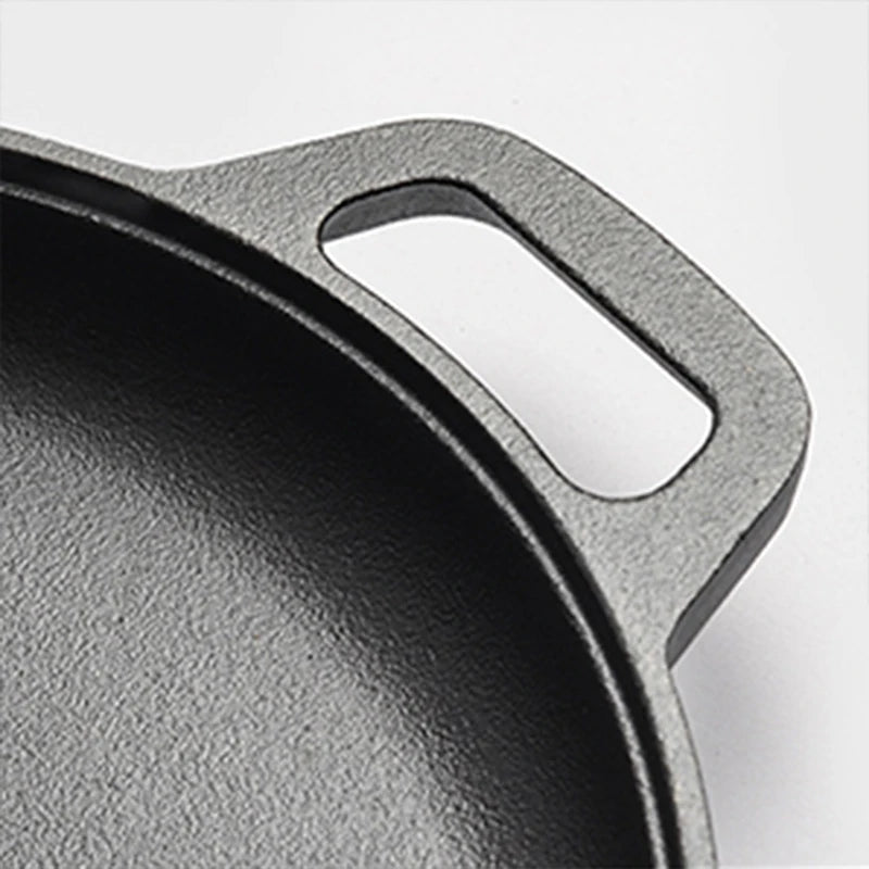 Lightweight Cast Iron Skillet Non-Stick Multi-Use Frying Pan for Stove, Induction, Oven & Outdoor Camping Home Kitchen Griddle