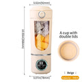 Electric juicer, portable digital blender, USB charging juicer, suitable for making smoothies, milkshakes, and fruit juices