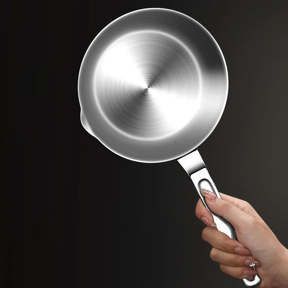 Mini Frying Pan 316 Stainless Steel Omelet Pan Frypan Pot Fried Eggs Sauce Pan Mini Skillet For Butter Kitchen Cookware