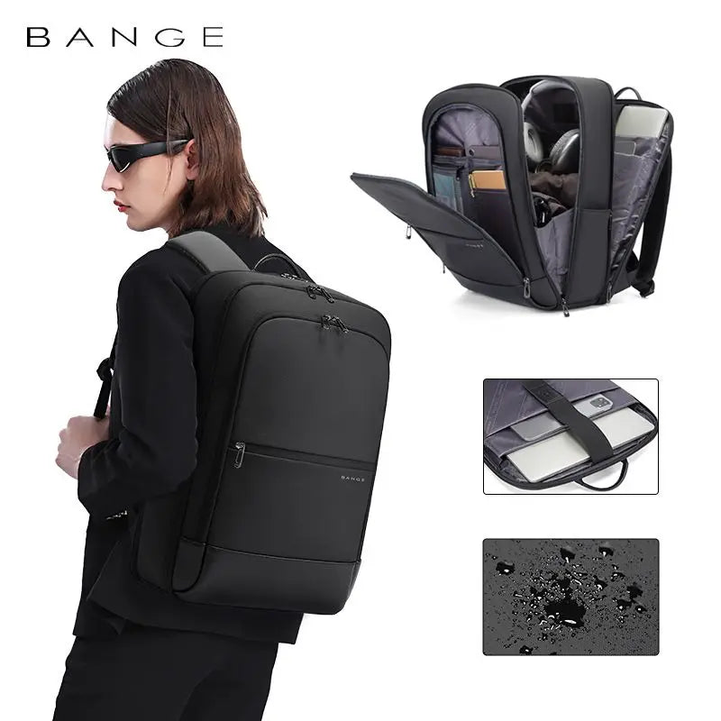 Bange Business Backpack Fashion Multi-back Large-capacity Backpacks Men's Shuttle Service Travel Computer Bag