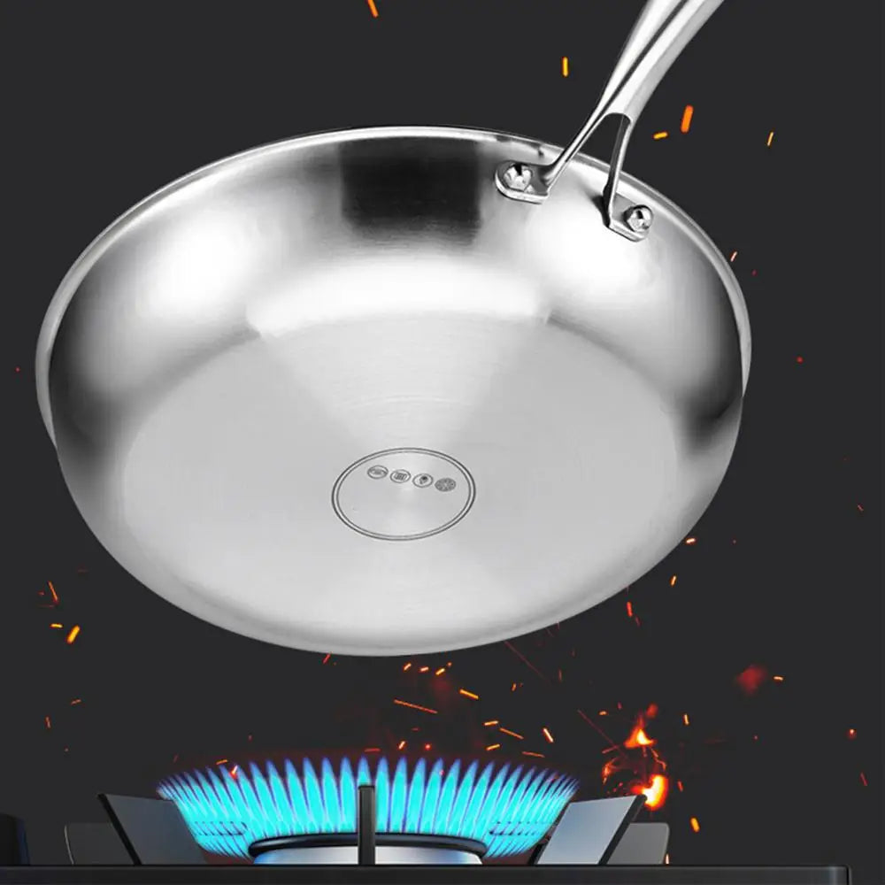 Saute Pan Frying Skillet with Lid Multi Functional Nonstick Cookware Titanium Hammered Skillet For Kitchen Cooking
