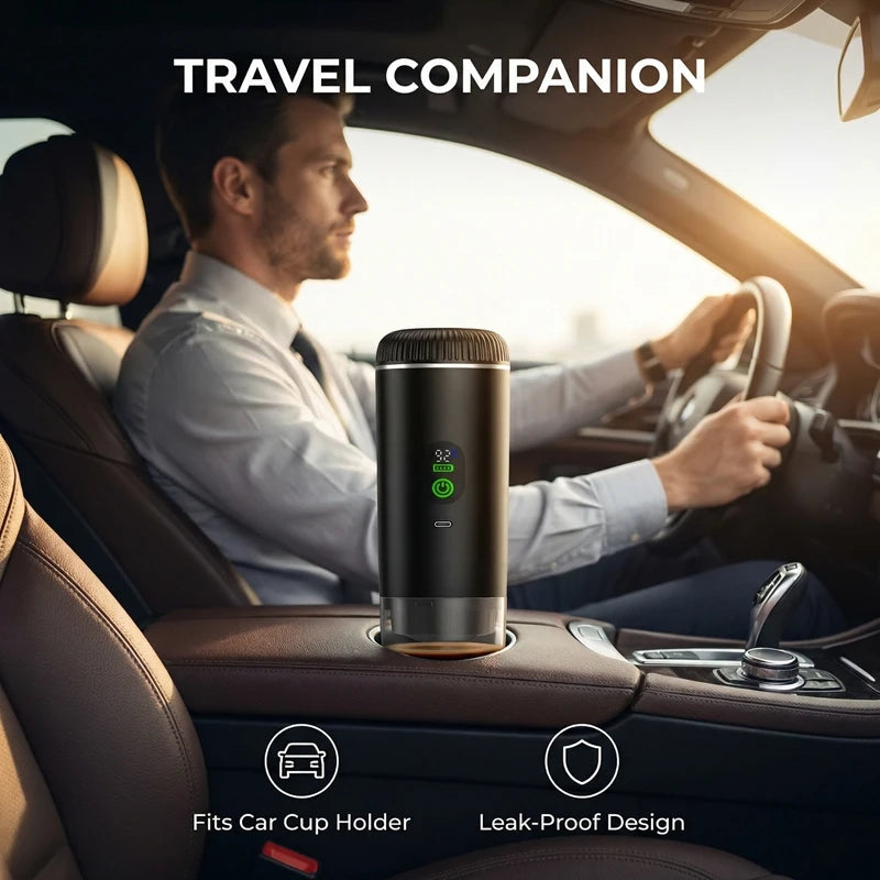Portable Coffee Maker 3-in-1 Espresso Machine for Travel 20 bar Mini Coffee Maker Compatible with Ground Coffee & Capsule