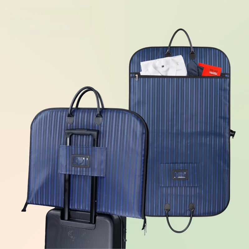 Waterproof Wear-Resistant Business Travel Suit Bag Portability Hanging Suitcase Storage Bag Convenient Oxford Cloth Coat Bag