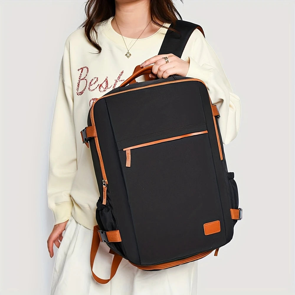 Business Travel Backpack, High-End Thickened Backpack, Shock-Resistant, Large Capacity, Lightweight, Business Travel Luggage Bag