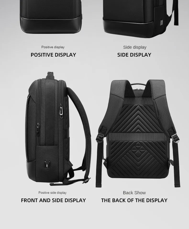 Business Men's High-end Computer Backpack With Logo Company Travel Backpack Printed Name And Pattern