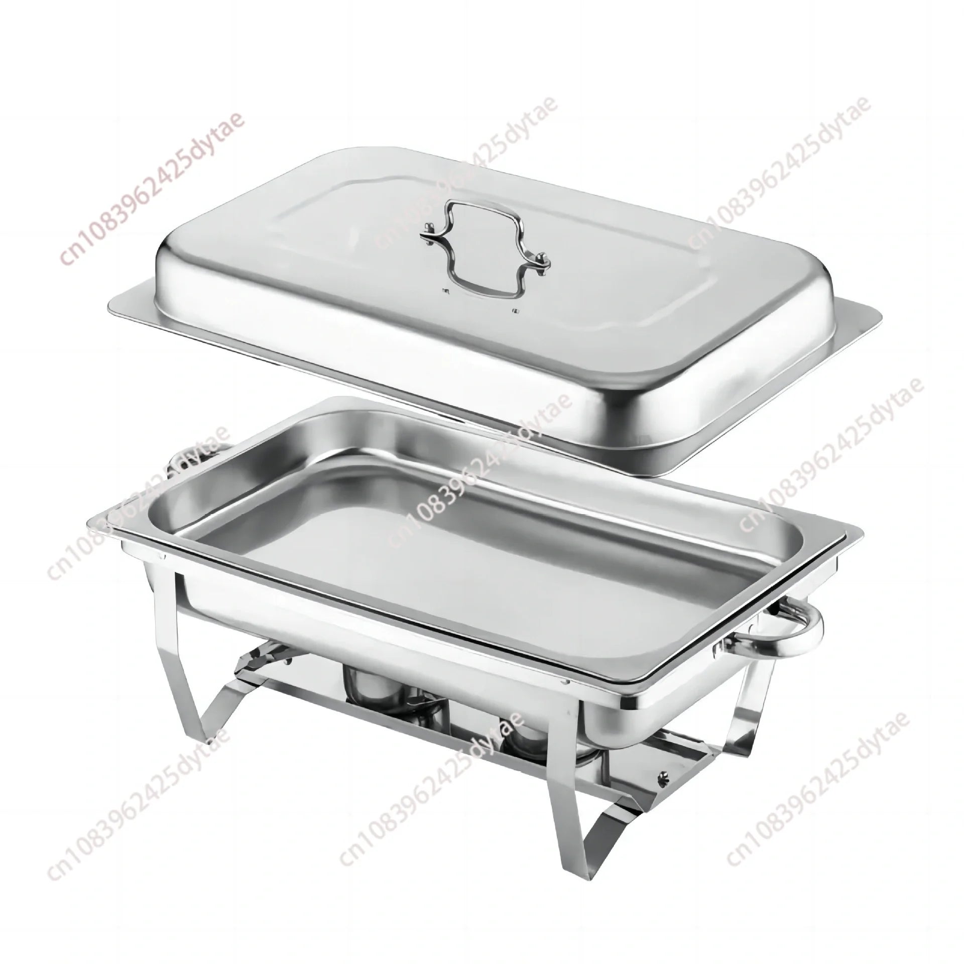 Chafing Dish Buffet Set,, Rectangle Catering Warmer Server with