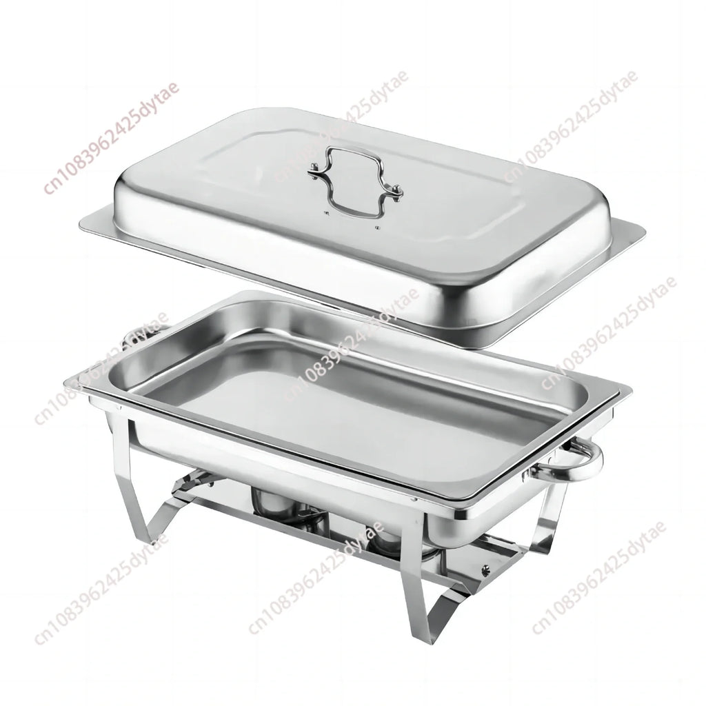 Chafing Dish Buffet Set,, Rectangle Catering Warmer Server with