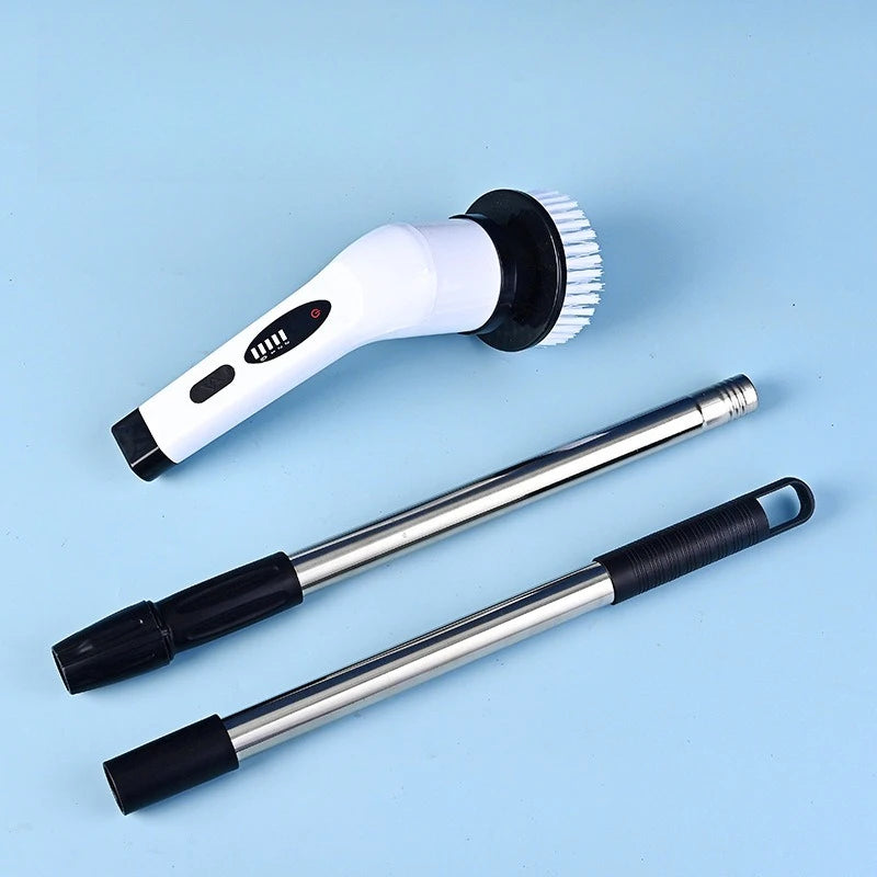 Kitchen and Bathroom Electric Cleaning Brush Charge Gadgets Products Supplies Household Tools Accessories Merchandises Home