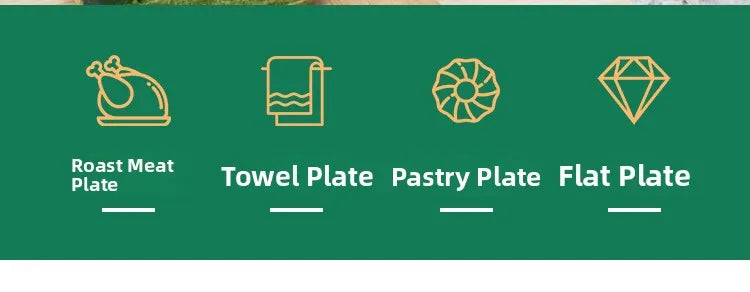 Stainless Steel Thickened Flat Bottom Rectangular Dish with Lid for Baking Steaming Dessert Dish Restaurant Fast Food Platter