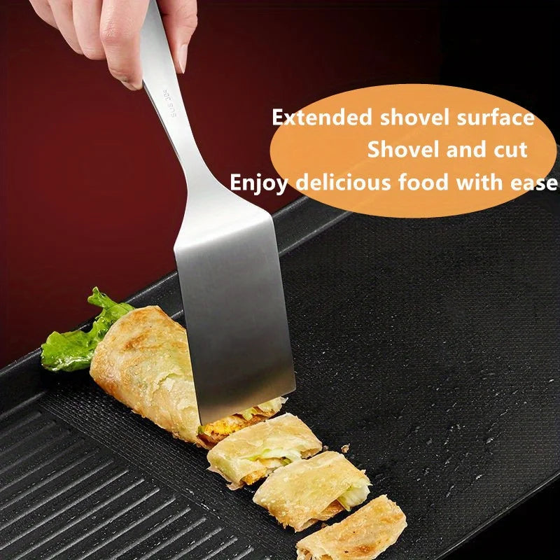Small Stainless Steel Spatula, Grill Turner Spatula, Grill Turner, Stainless Steel Small Frying Shovel, Mental Cooking Shovel