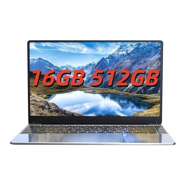 Fine 14.1'' Laptop with Intel 4405U,120Hz FHD IPS Screen,32GB RAM,2TB SSD,5000mAh Backlit Keyboard