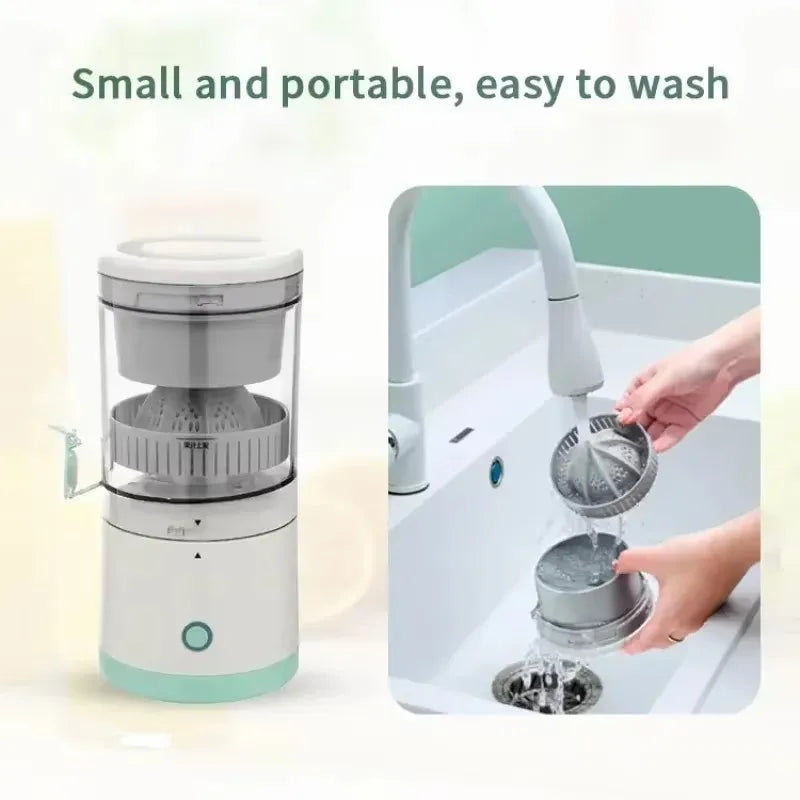 Portable USB Juicer Fully Automatic Fruit Juice Extractor Household Electric Squeezer for Orange Lemon