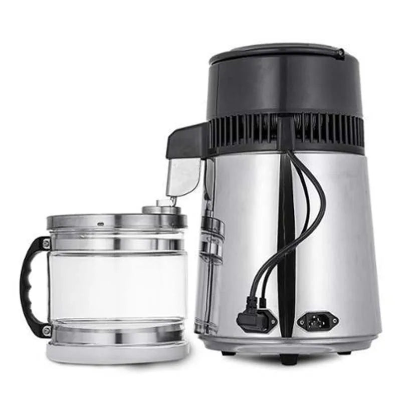 SC-3 Stainless Steel Bright Silver Distilled Water Machine With Temperature Control Pure Water Distiller 4L Dental Distilled Wat