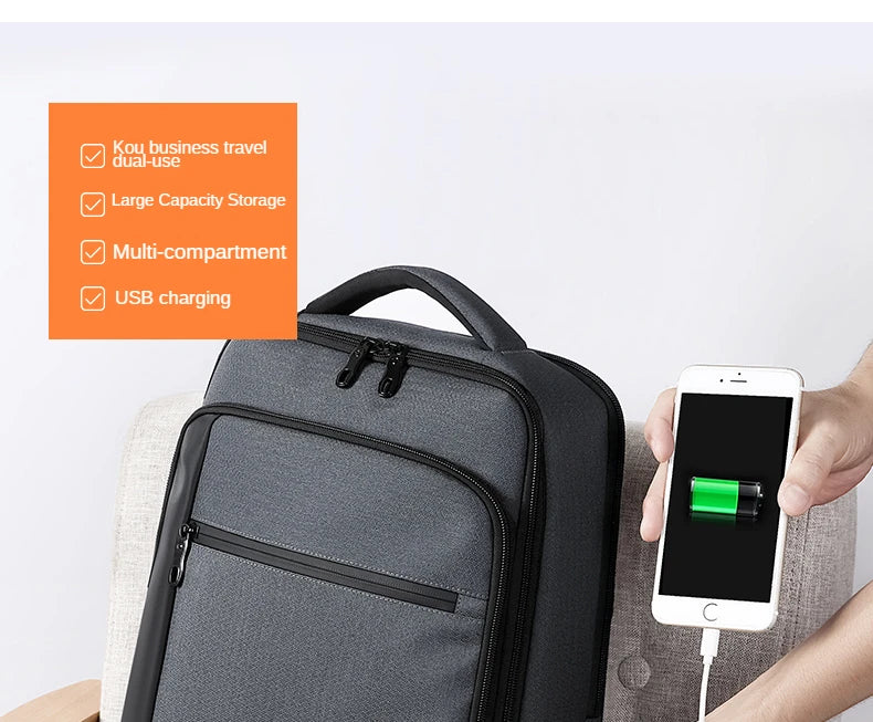 GOLF backpack men's high-capacity business backpack 2024 new business travel computer travel bag for college students