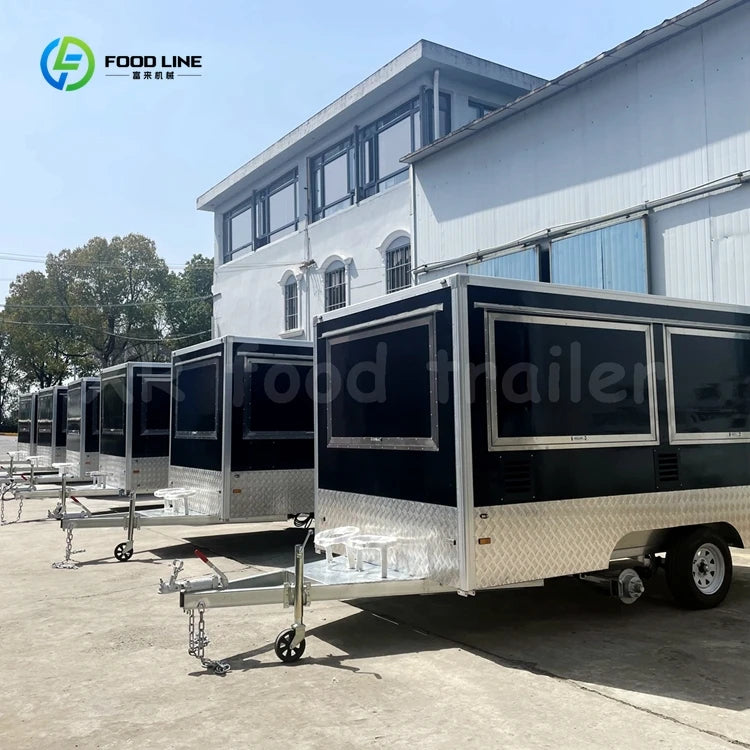 Catering Concession Food Trailers Fully Equipped Foodtruck Fast Food Cart Mobile Kitchen Food Truck Mobile Restaurant